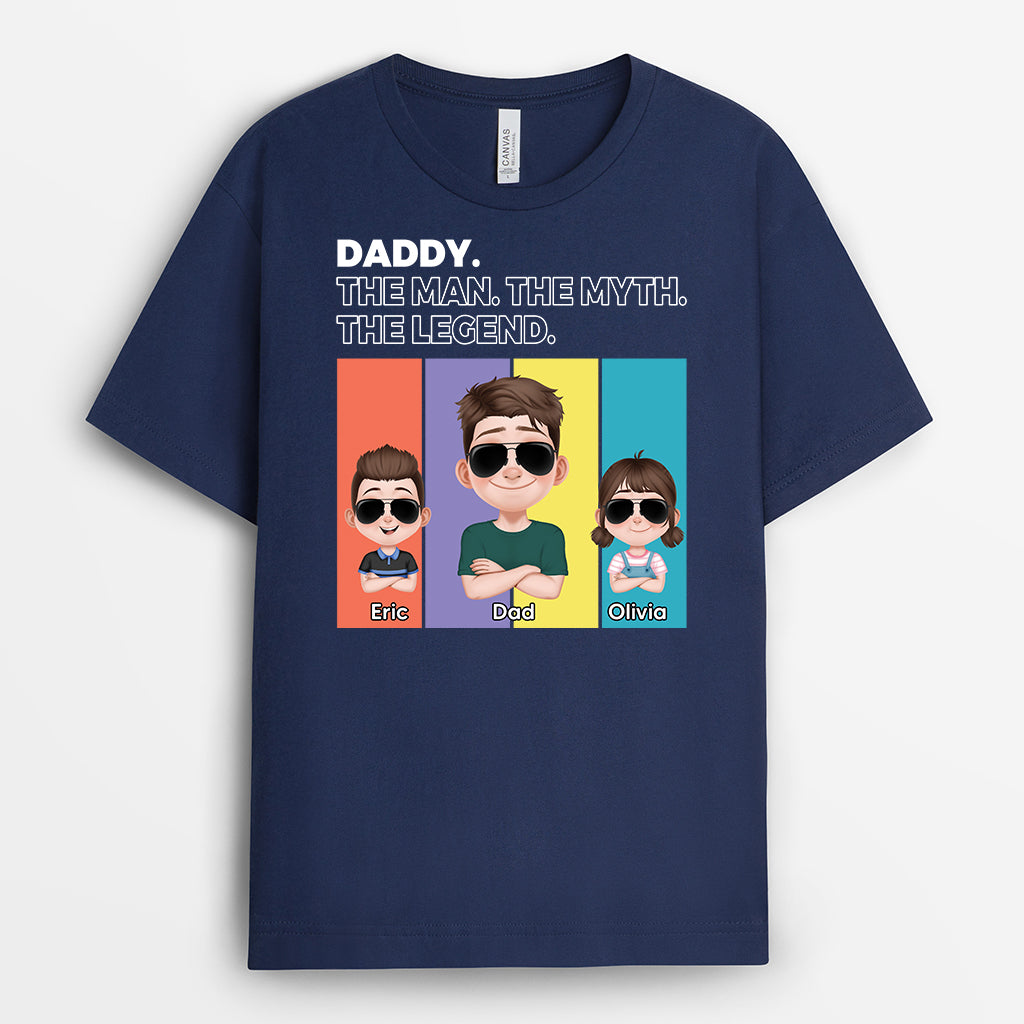4888AUS2 personalized gifts for dad man myth legend daddy t shirt 4888AKQ5B