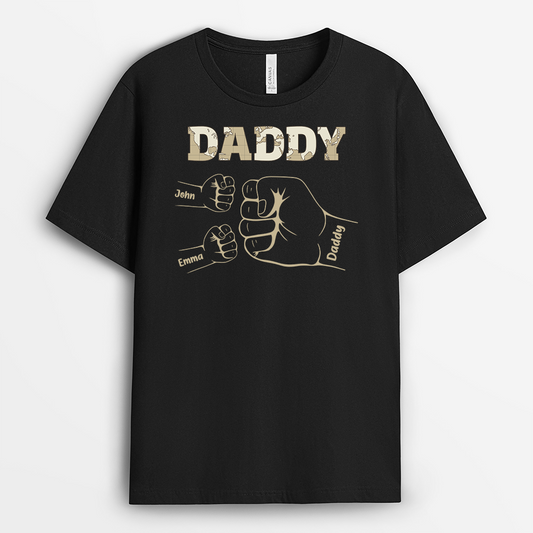 4916AUK1 personalised fist bump daddy t shirt 4916A3I8B
