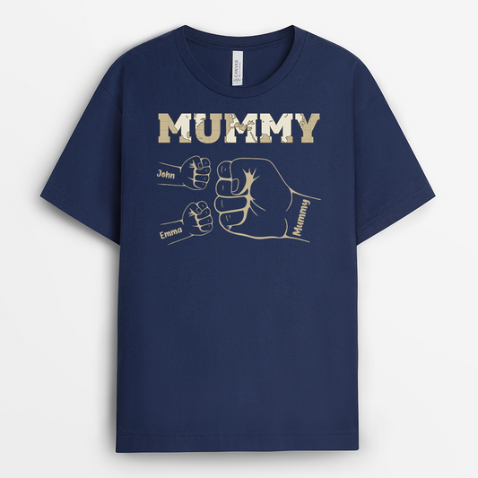 4916AUK2 personalised fist bump daddy t shirt 4916A3I8B