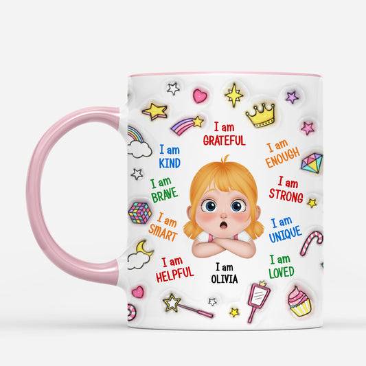4935MUS2 3d printing effect customized childrens gifts_ i am mugs_ 4935MKLAK