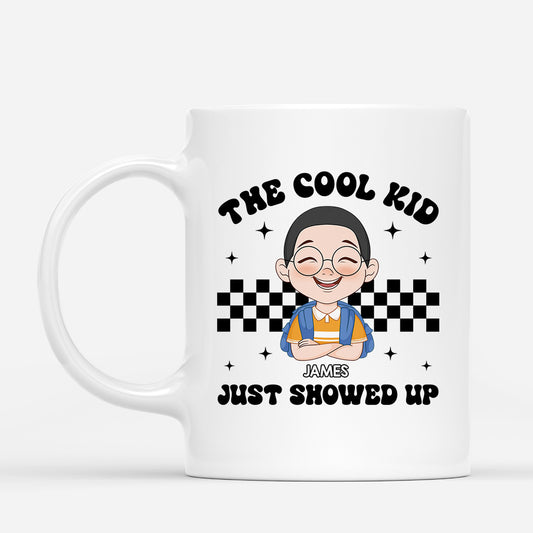 4937MUS1 personalized gifts for kids the cool kid just showed up mug 4937MKQTK