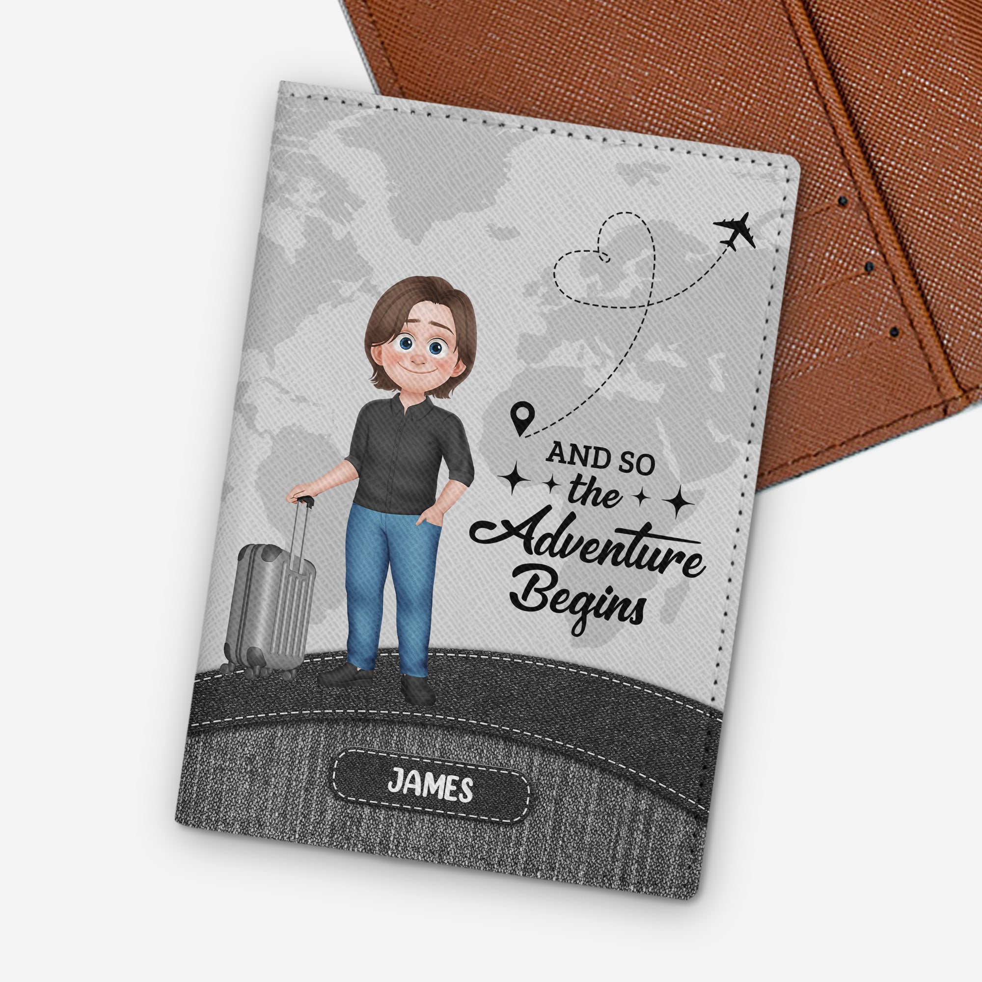 4951OUS1 custom passport cover_ for him and so the adventure begin 4951O6QTB