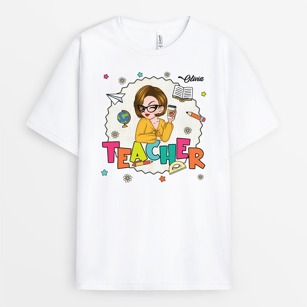 4965AUS1 personalized teacher shirt unique gifts for female teachers 4965A