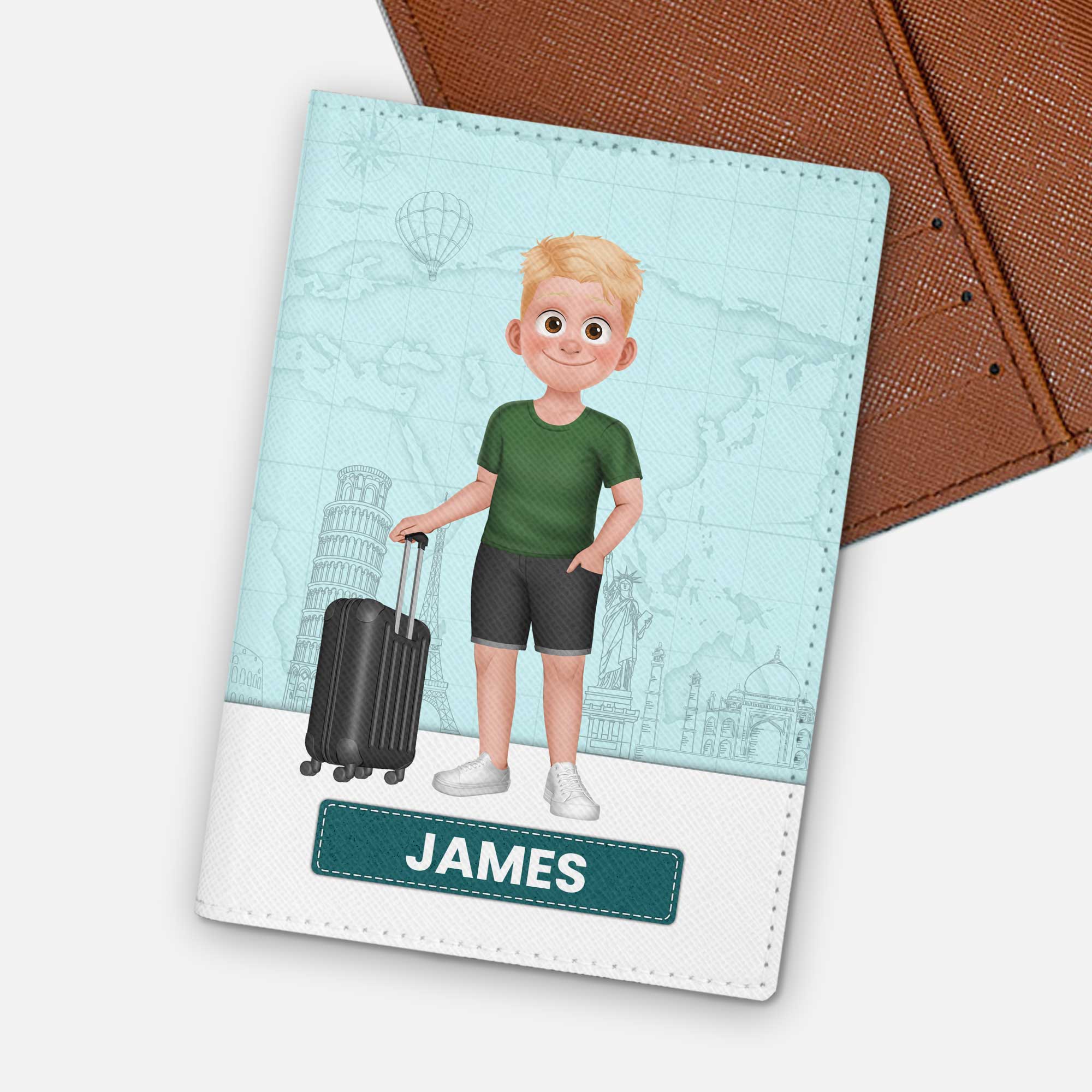 4967OUS1 personalized leather passport cover travel gifts for him 4967O3MAB