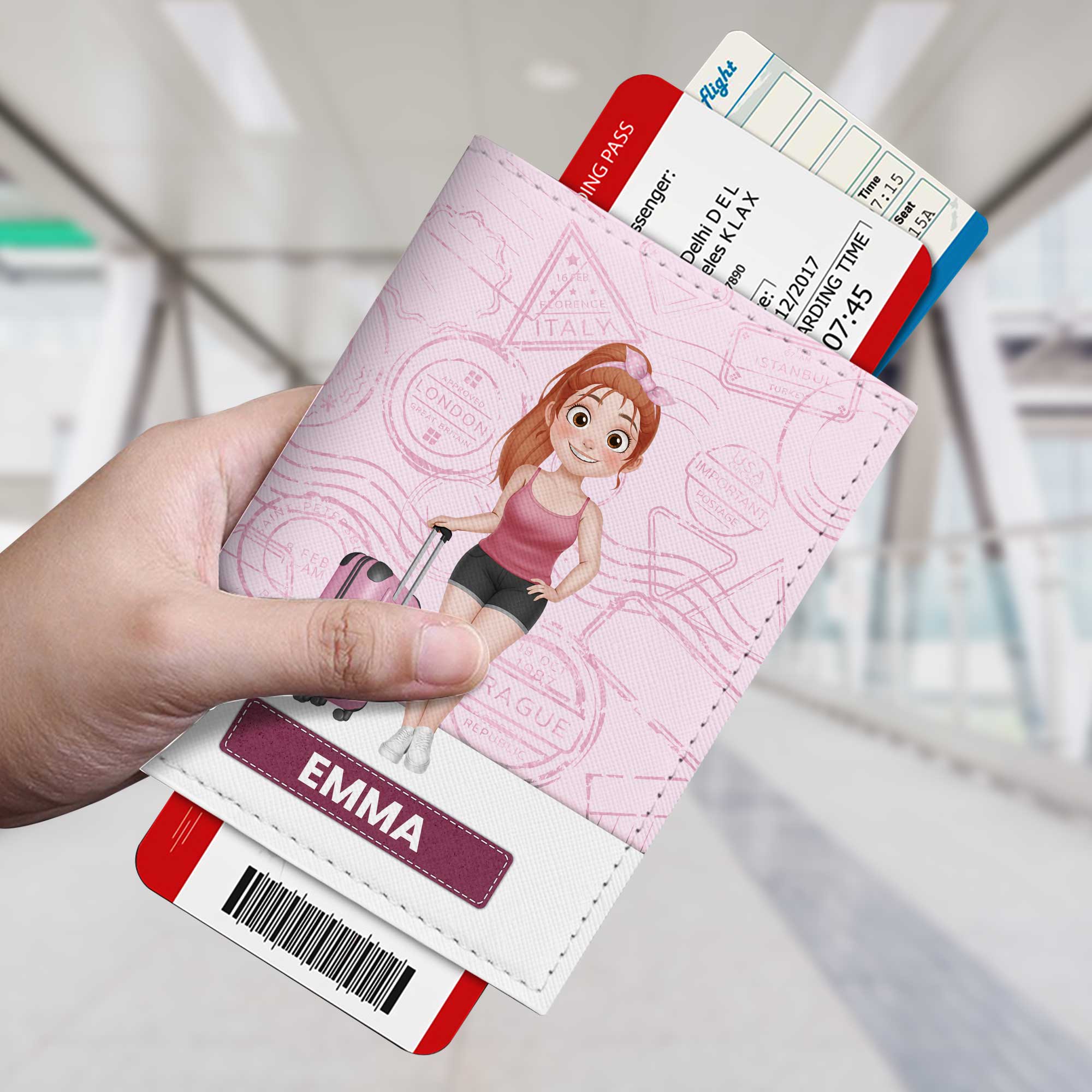 4967OUS2 personalized leather passport cover travel gifts for him 4967O3MAB