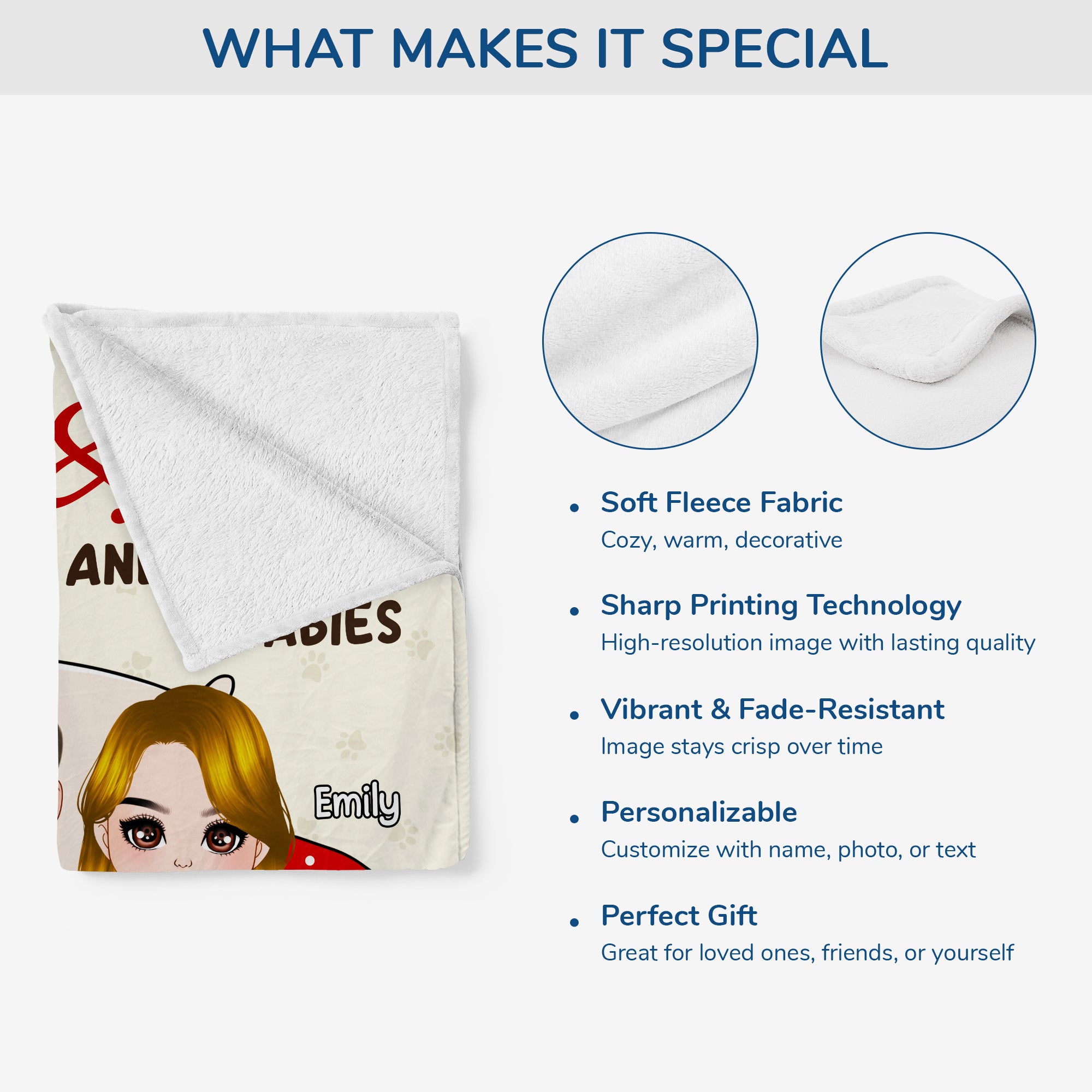 5003BUK4 personalized fleece blankets couple gifts for dog lovers 5003BTGTC