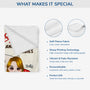 5003BUK4 personalized fleece blankets couple gifts for dog lovers 5003BTGTC