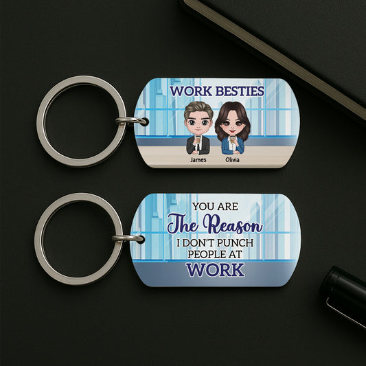 5006JUS2 personalized coworker gifts work besties keychains 5006J8KAO