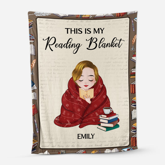5012BUS1 personalized fleece blankets gifts for book lovers 5012B8LNA
