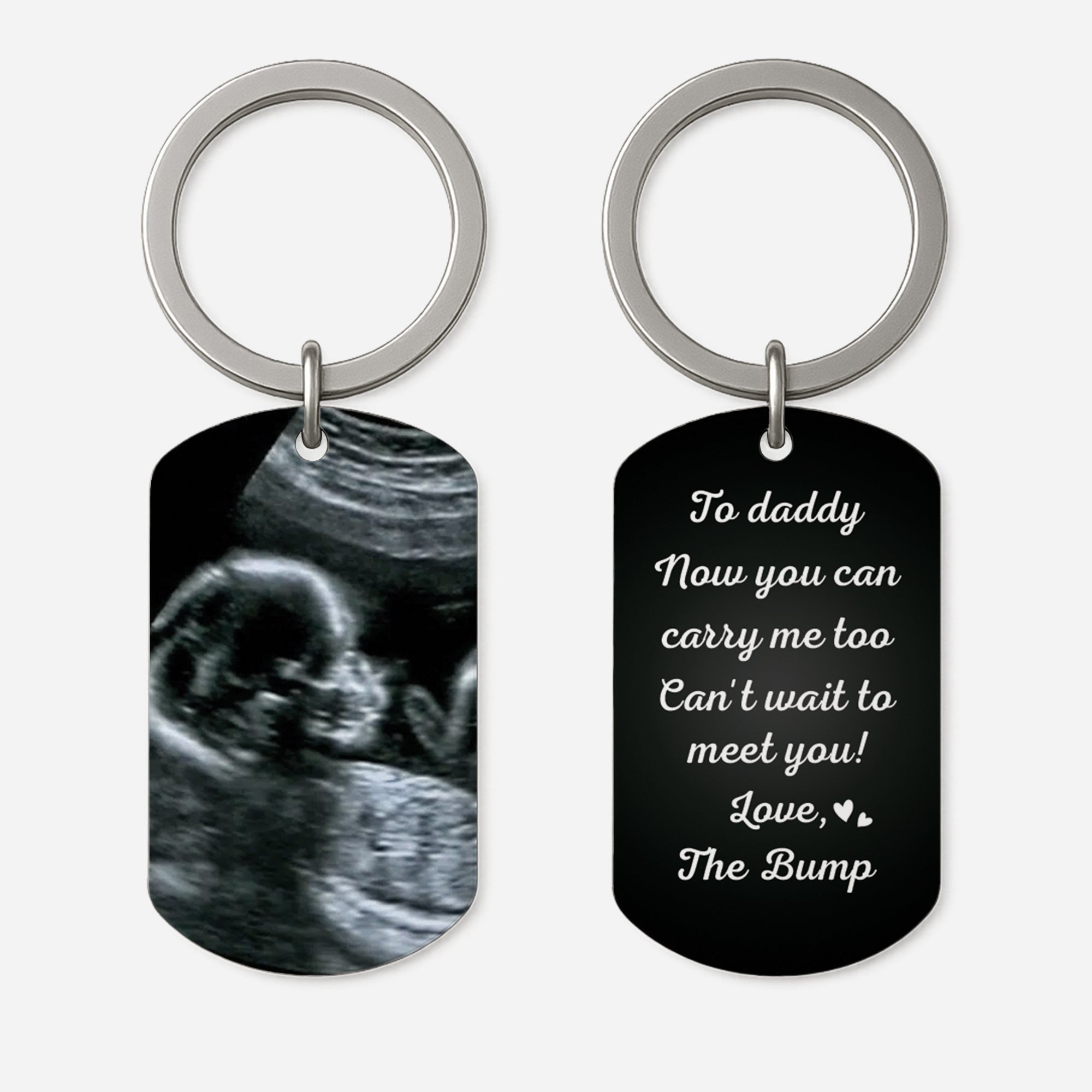 5017JUS1 personalized photo keychain gifts for dad to be from bump_ 5017J8HNB