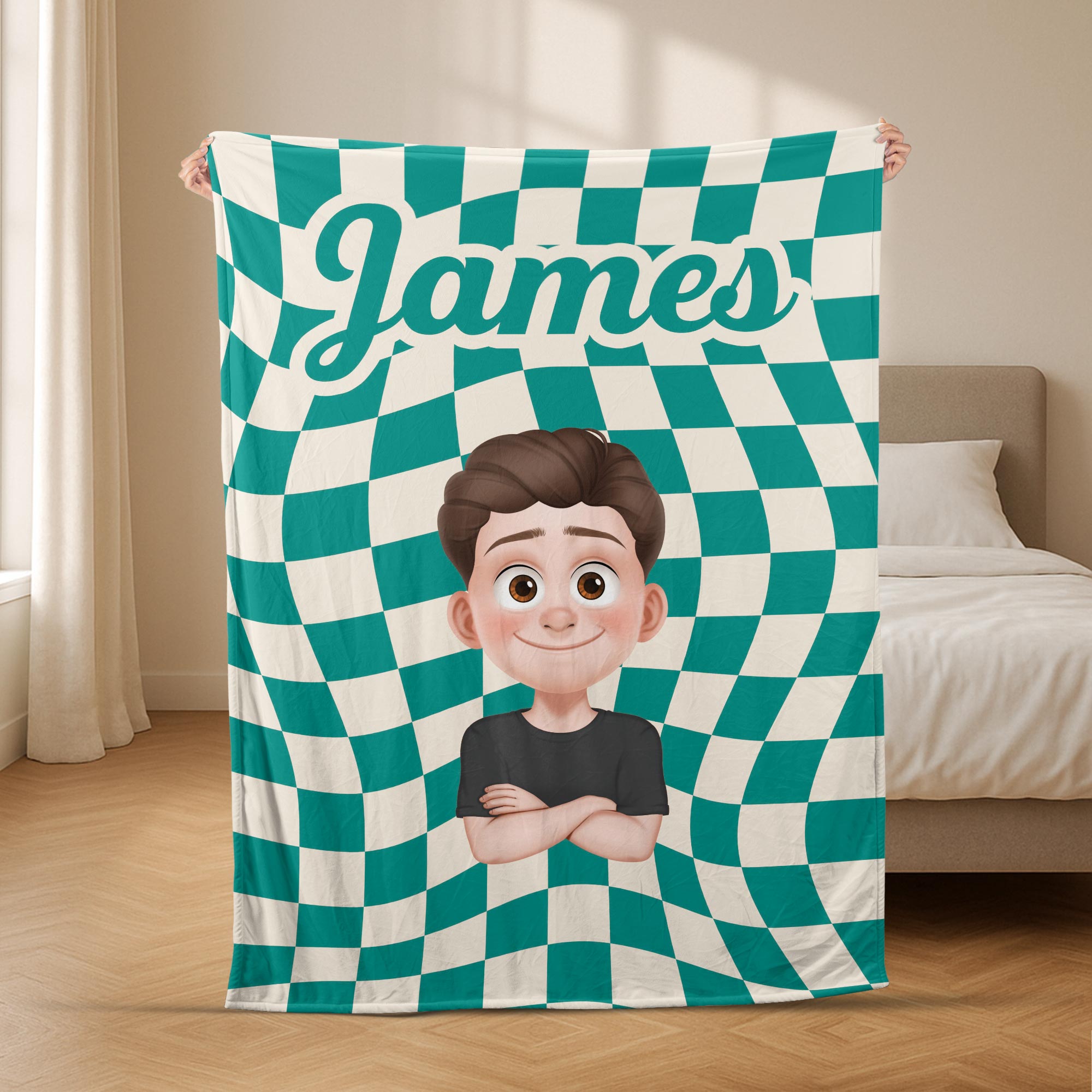 5028BUS2 personalized blankets with names_ unique gifts for her 5028BKMAA