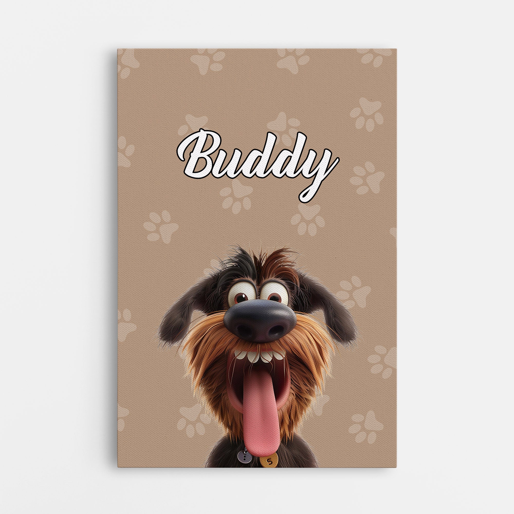 5032CUS1 personalized dog gifts for humans cute dog canvas prints 5032CKK5C