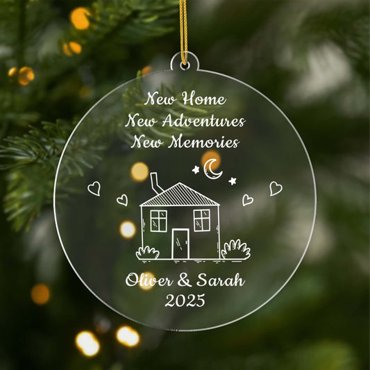 5039OUS1 personalized acrylic ornaments new home gifts for couples 5039OTMNG