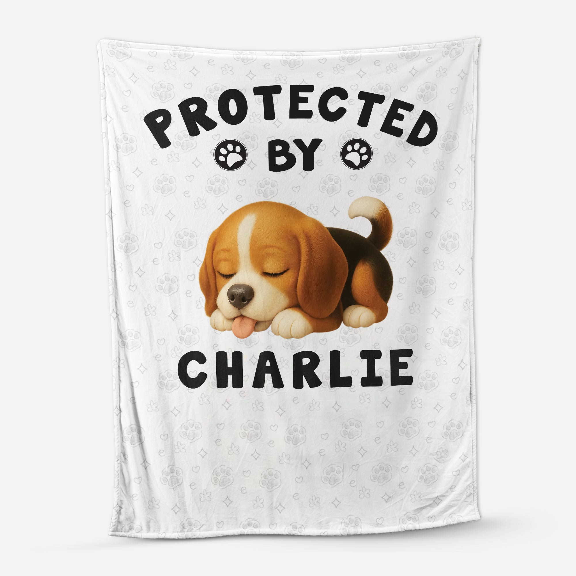 5041BUK1 custom fleece blankets_ cute gifts for dog owners 5041B3GAC
