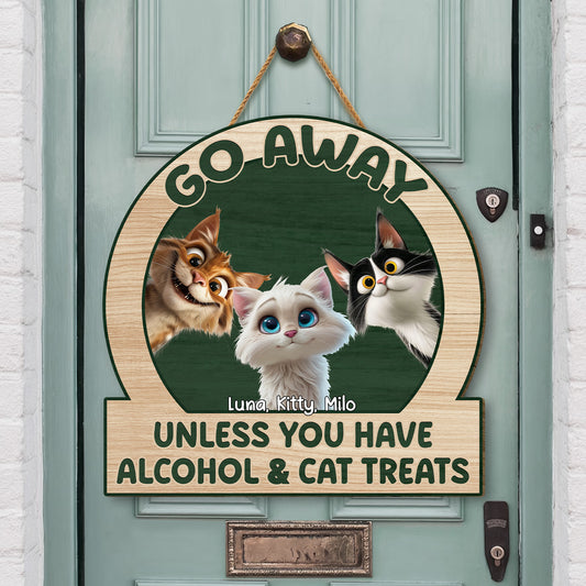 5044QUK2 custom go away wood sign_s funny gifts for cat owners 5044Q8YMD