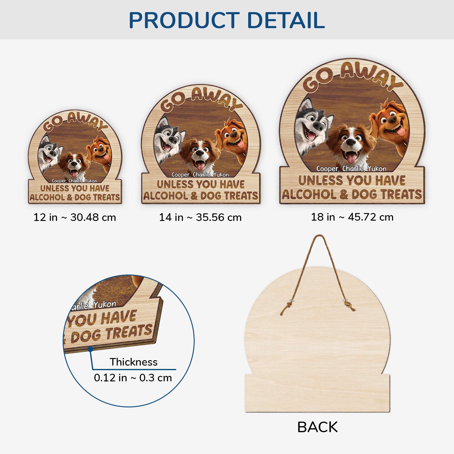 5044QUK3 custom go away wood sign_s funny gifts for dog owners 5044Q8YMC