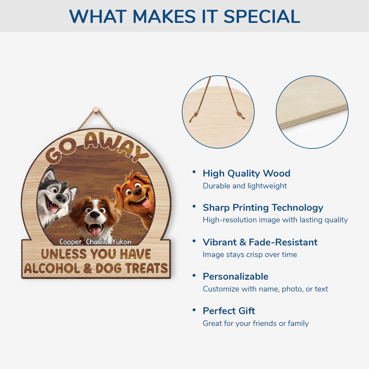 5044QUK4 custom go away wood sign_s funny gifts for dog owners 5044Q8YMC