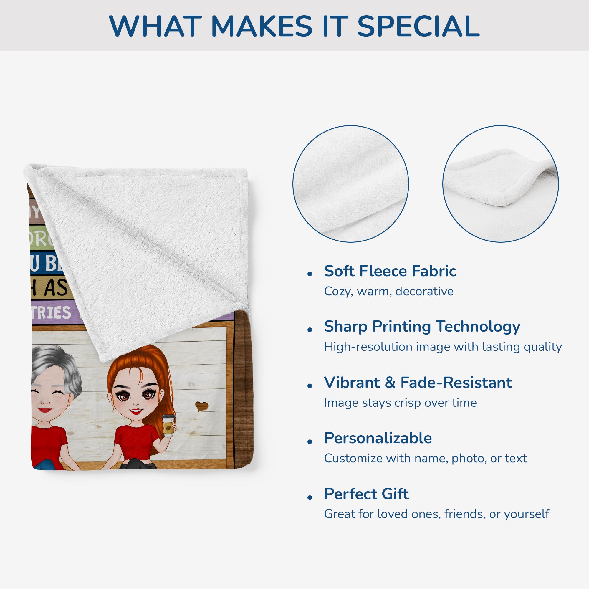 5058BUK4 personalized fleece blanket gift for granddaughter grandson 5058B6YNA