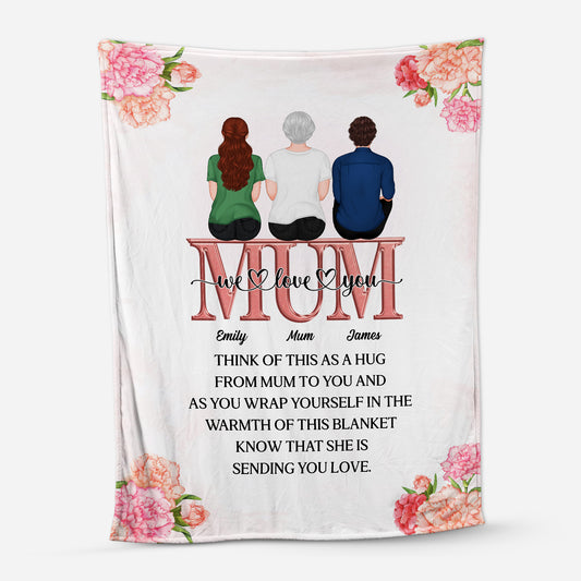 5062BUK1 custom memorial blankets memorial gifts for loss of mother_ 5062B6GMA
