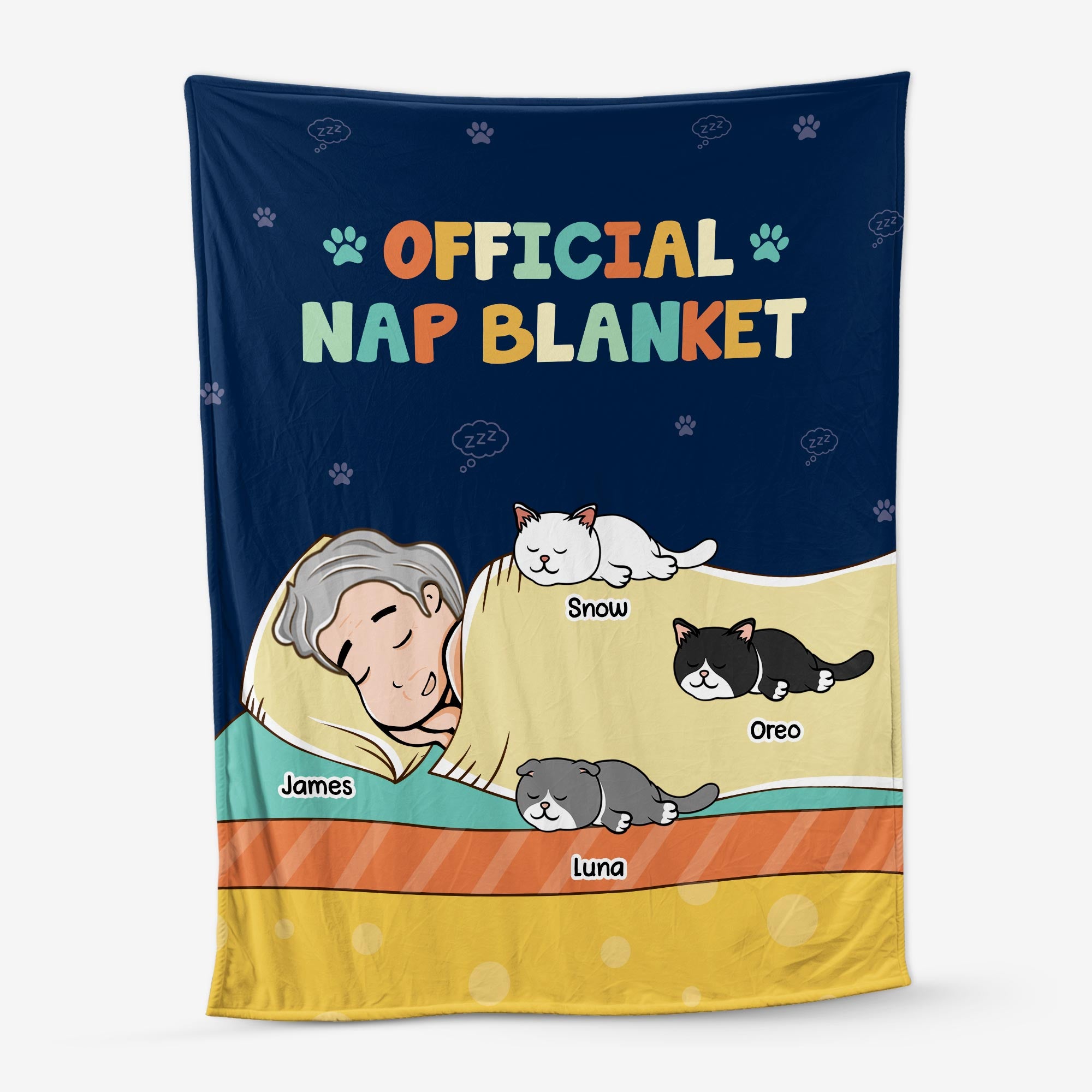 5071BUS1 personalized gifts for pet lovers official nap blanket 5071B3KAD