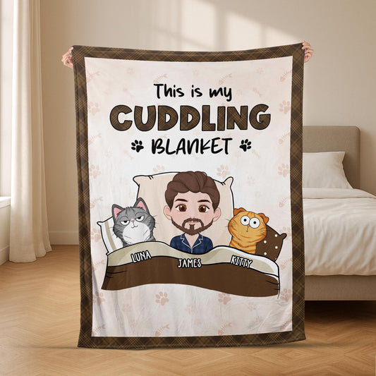 5072BUK2 personalized cat gifts for humans this is my cuddling blanket_ 5072B3YAD