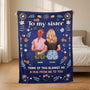 5075BUK2 custom gifts for sisters from sisters_ to my sister blanket_ 5075B8GTA