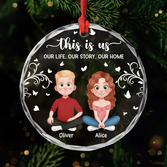 5091OUK1 personalized gifts for couples this is us glass ornaments 5091O8ZNG