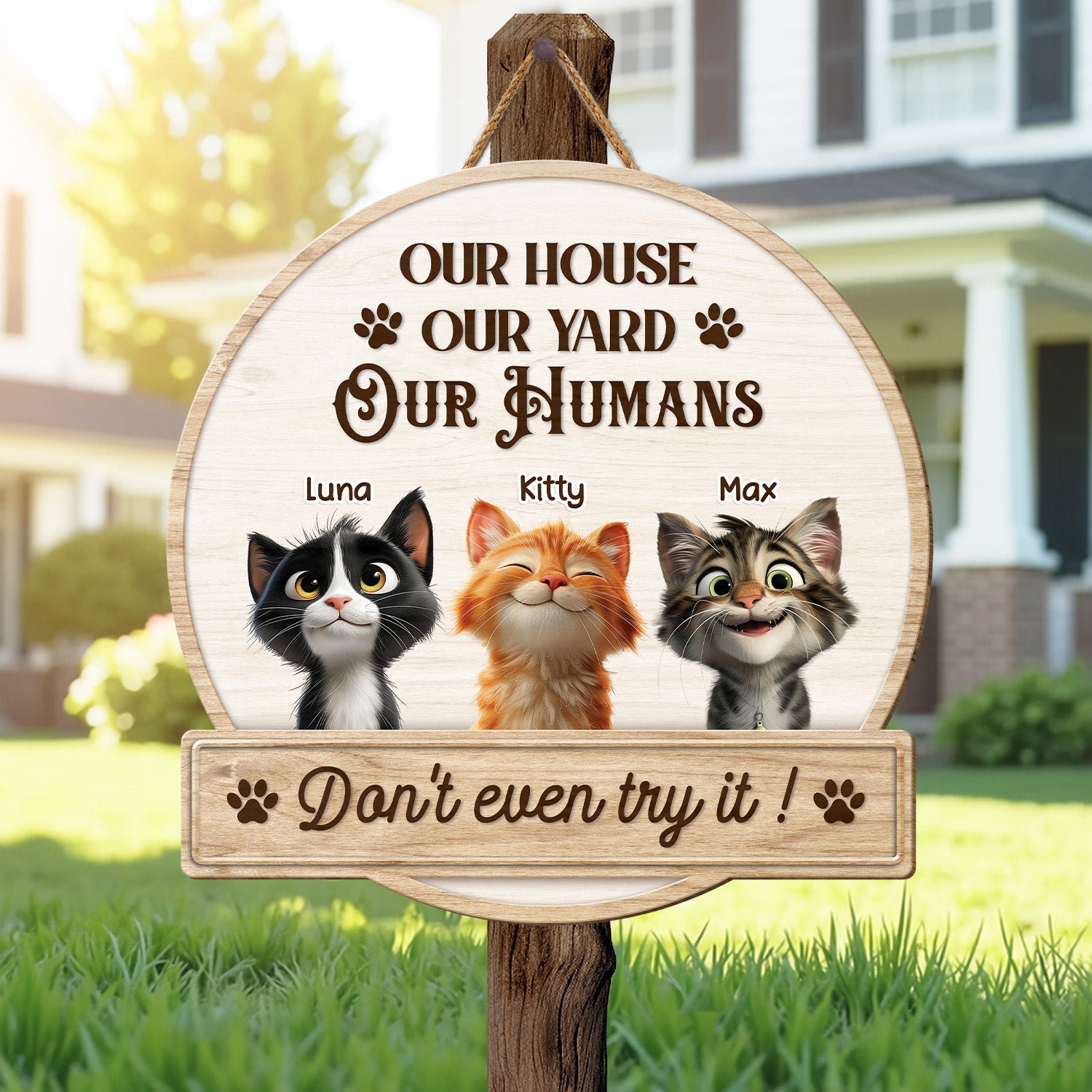 5097QUS2 custom gifts for cat lovers funny wood signs_ for home 5097Q8TTD