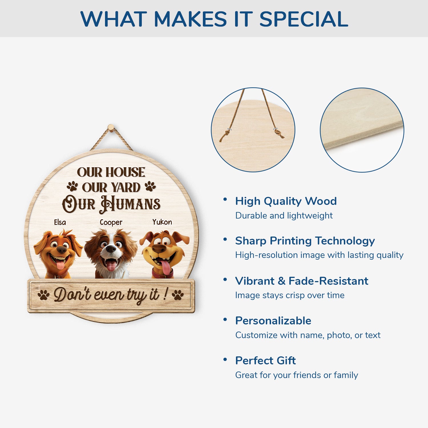 5097QUS4 custom gifts for dog owners funny wood signs_ for home 5097Q8TTC