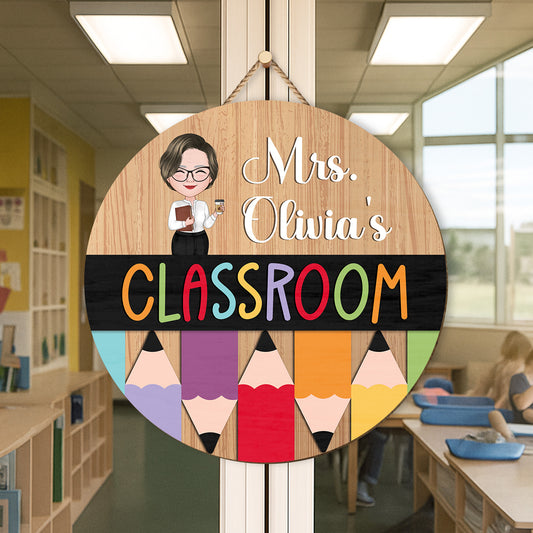 5104QUK2 personalized teacher gifts classroom wooden signs_ 5104QTGTT_4f6df008 e74d 4a15 923f 025825d83807