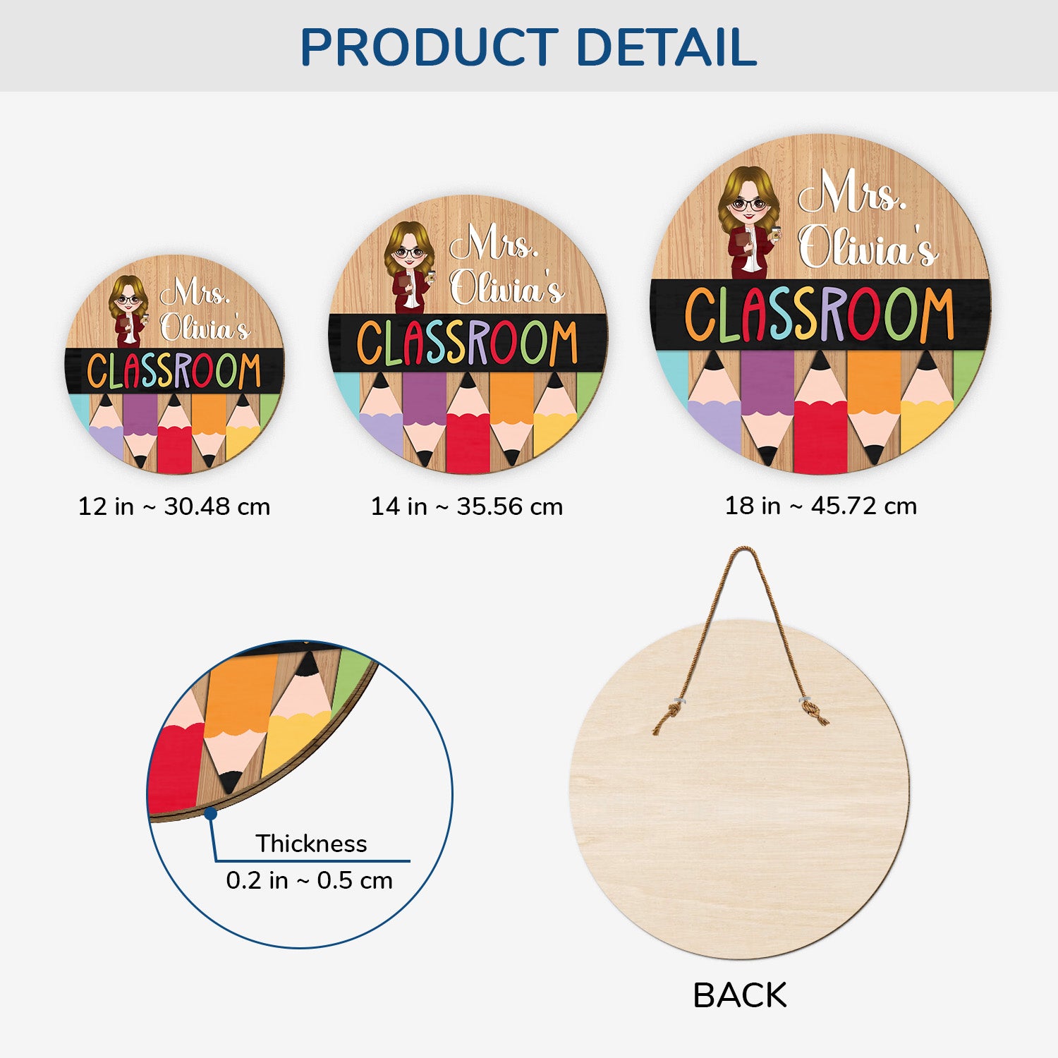 5104QUK3 personalized teacher gifts classroom wooden signs_ 5104QTGTT_3c6aa0aa 89b6 4cee af24 6f69f6b10bcb