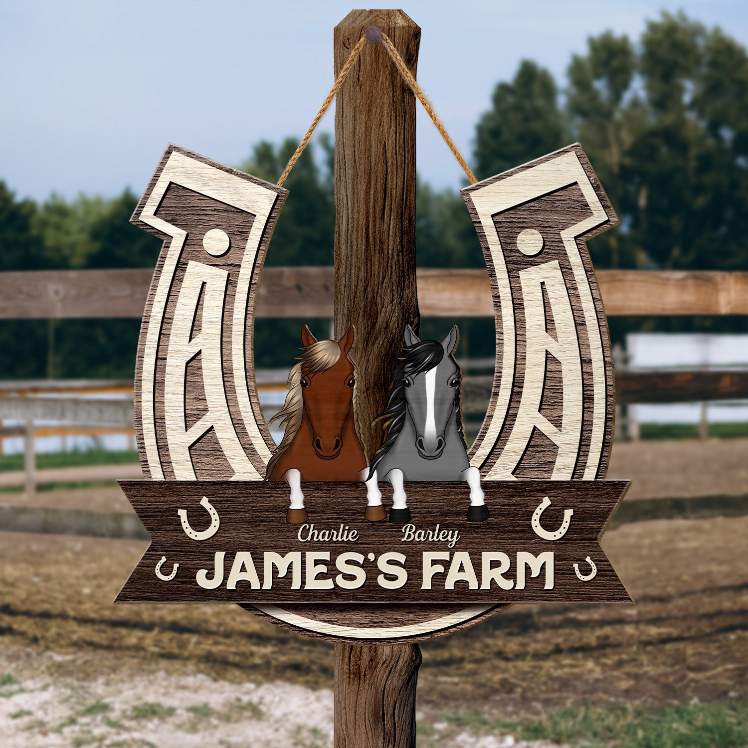 5113QUS2 personalized horse gifts_ horse farm wooden signs_ 5113Q6KTI