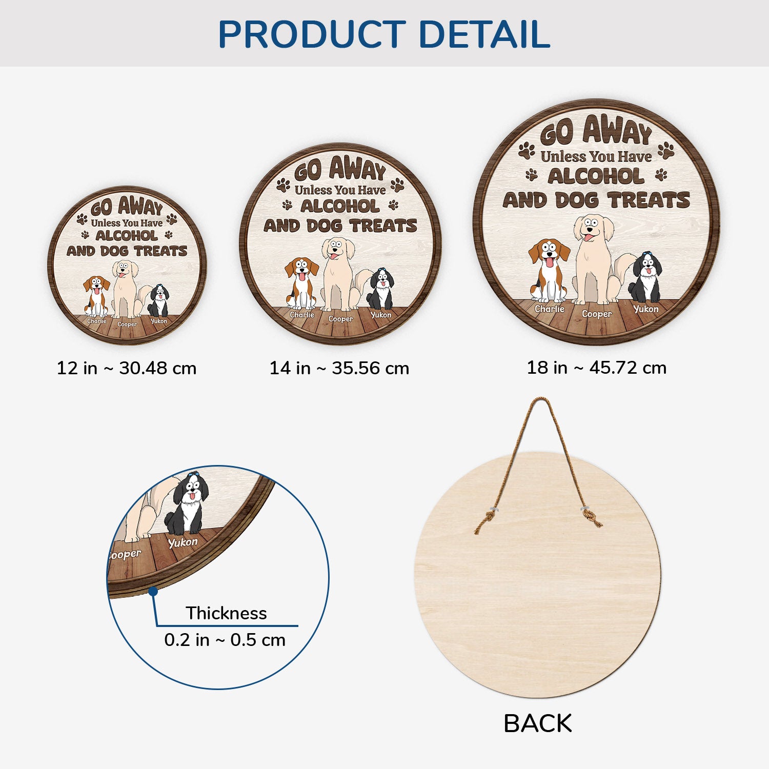 5116QUK3 personalized gifts for dog lovers funny go away signs_ wooden 5116Q6YNC_db2d2747 b2da 4ed5 8664 d95bdadb969a