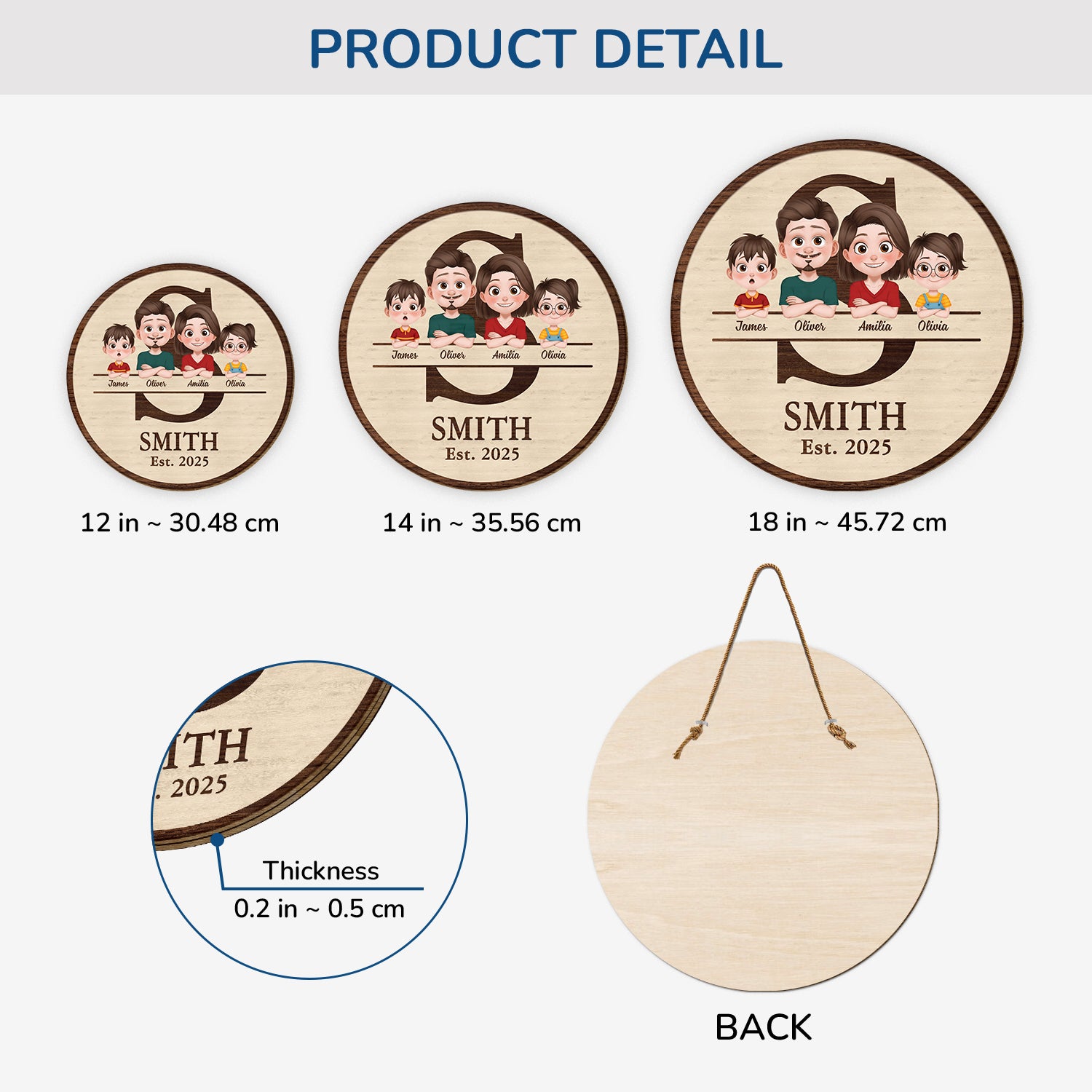 5126QUK3 personalized family gifts wooden family name signs_ 5126Q3GNI