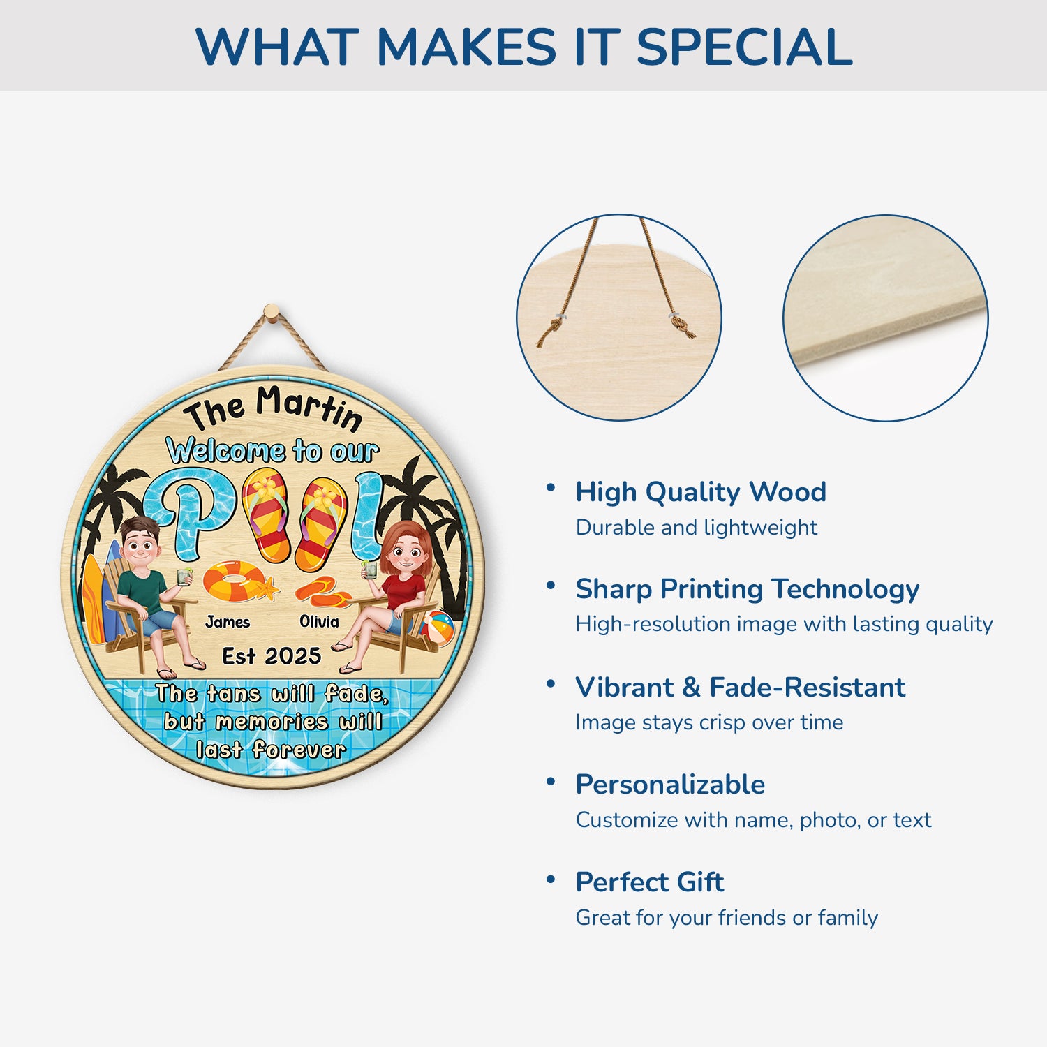 5132QUS4 custom wooden welcome signs_ for pool fun gifts for couple_ 5132QTQNG