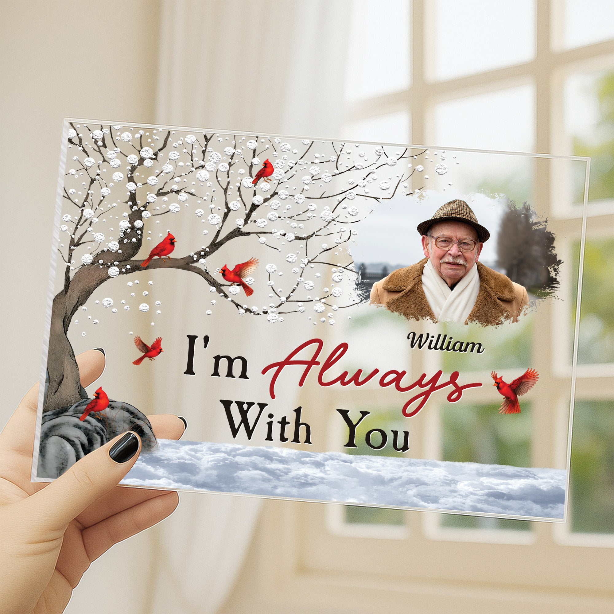 5138RUS3 custom remembrance gifts_ acrylic memorial plaques with photo_ 5138RKLTB