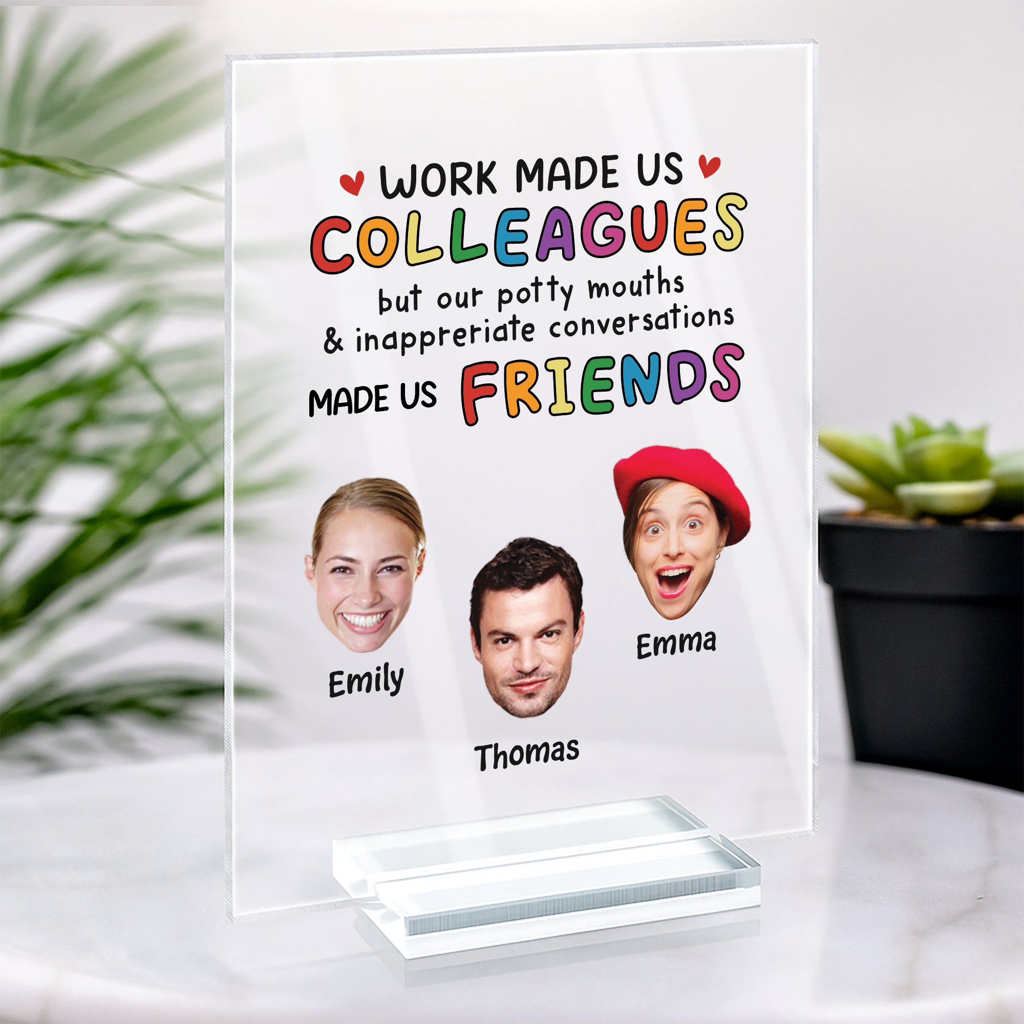 5149RUS2 custom acrylic plaques with faces funny gifts for coworkers 5149R3LZO