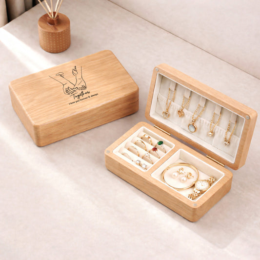 5150AUK2 personalised from our first kiss to our last breath wooden jewellery box for couples 5150ajtlng_b20fcecc 86f6 4e53 9c8d 2d0e51ba638d