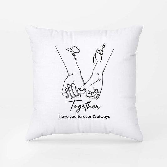 5150PUS2 personalized couple pillow from our first kiss to our last breath_ 5150PTLNG