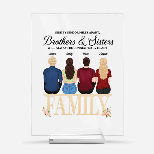 5152RUK1 personalized gifts for siblings acrylic plaque with stand 5152RTLMI