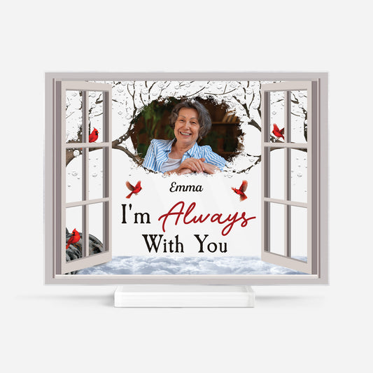 5153RUS1 personalized memorial gifts with photo acrylic plaque with stand 5153RTMTA