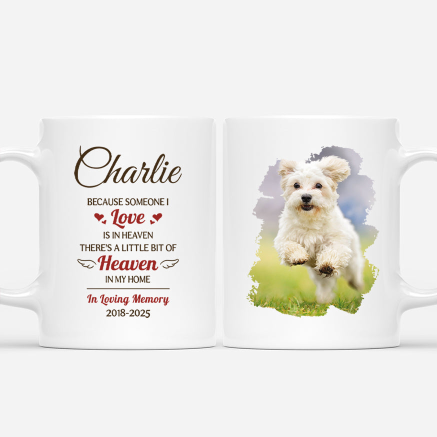 5154MUS1 personalized dog mug with photo in loving memory gifts_ 5154MTTNC