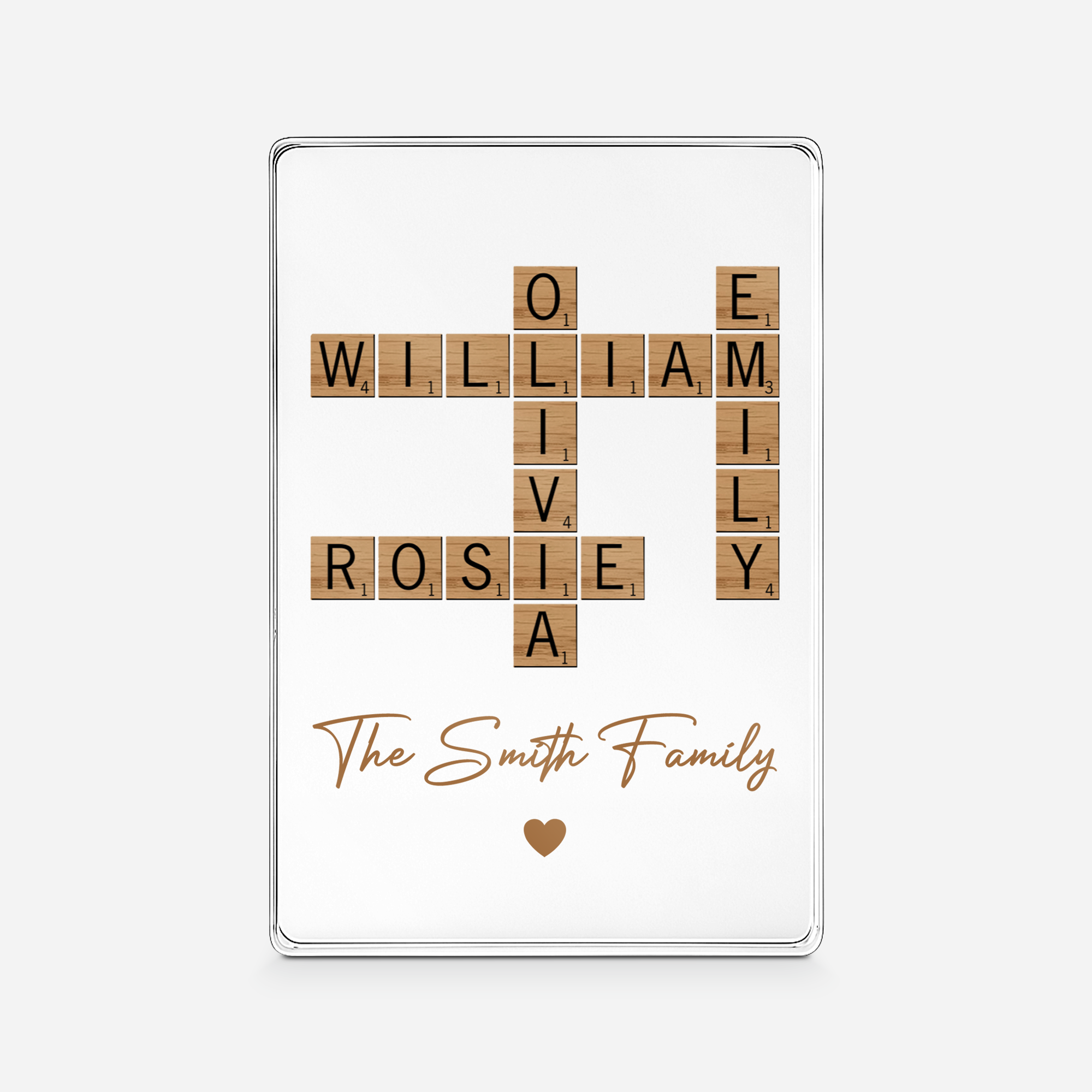 5170RUS1 personalized family acrylic plaque gift for the whole family 5170RTH5I