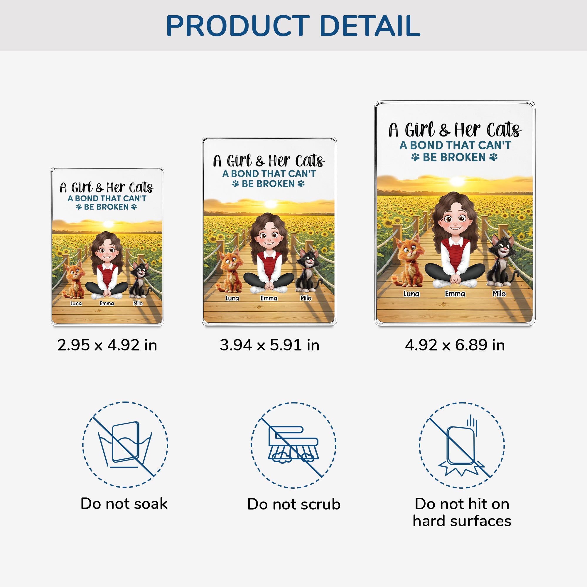 5171RUS3 personalized acrylic plaques cute gifts for cat lovers 5171R8QZD