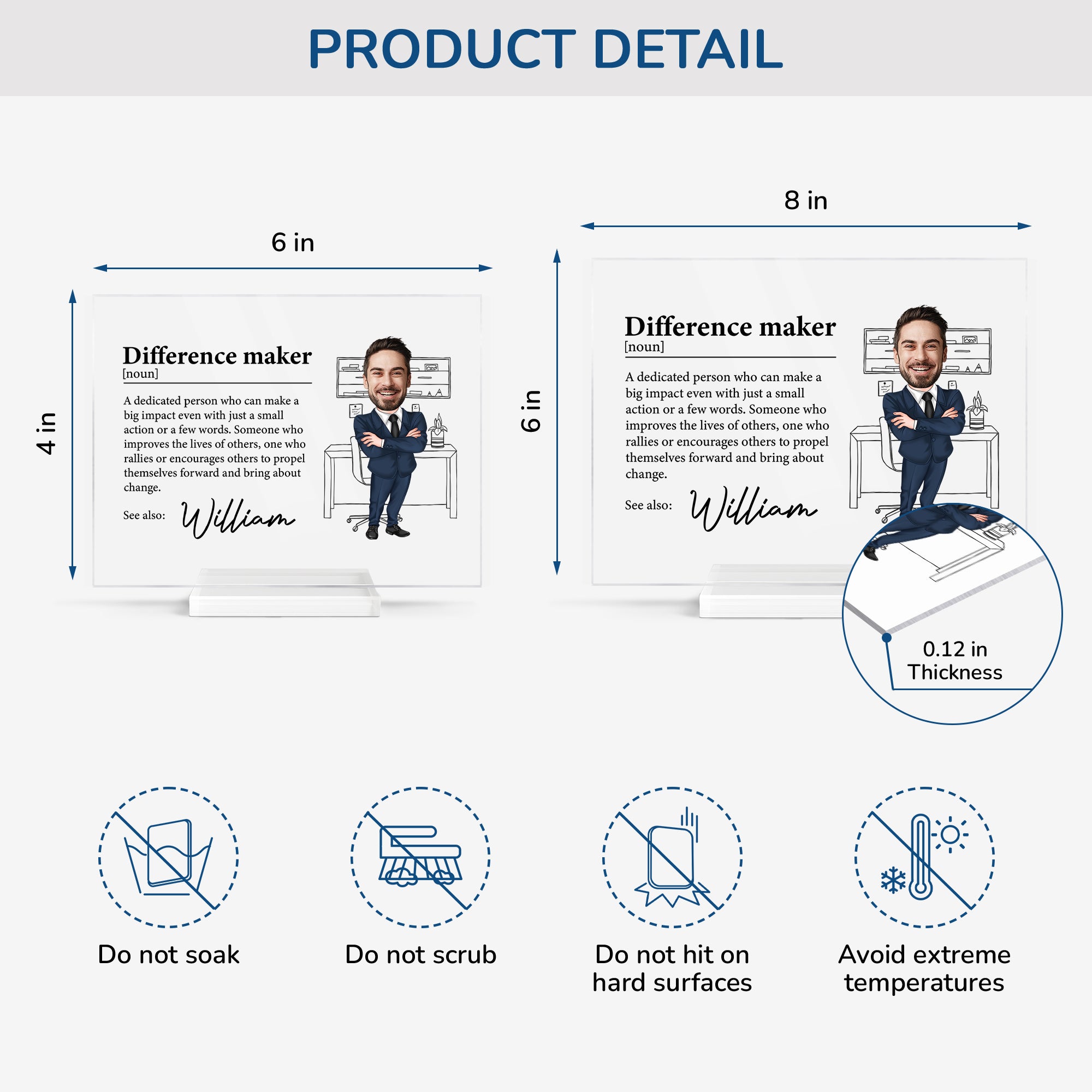 5179RUS4 personalized acrylic plaques appreciation gifts for coworkers_ 5179R6MZA