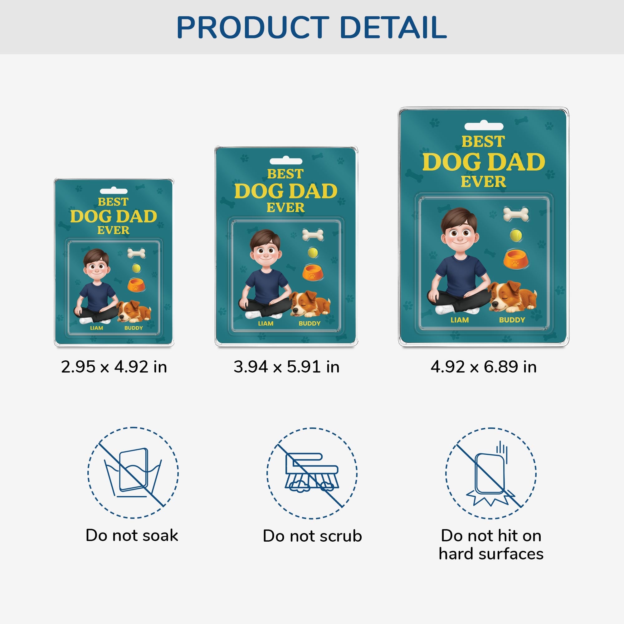 5183RUK3 personalized acrylic plaques unique gifts for dog dads 5183R6YAC