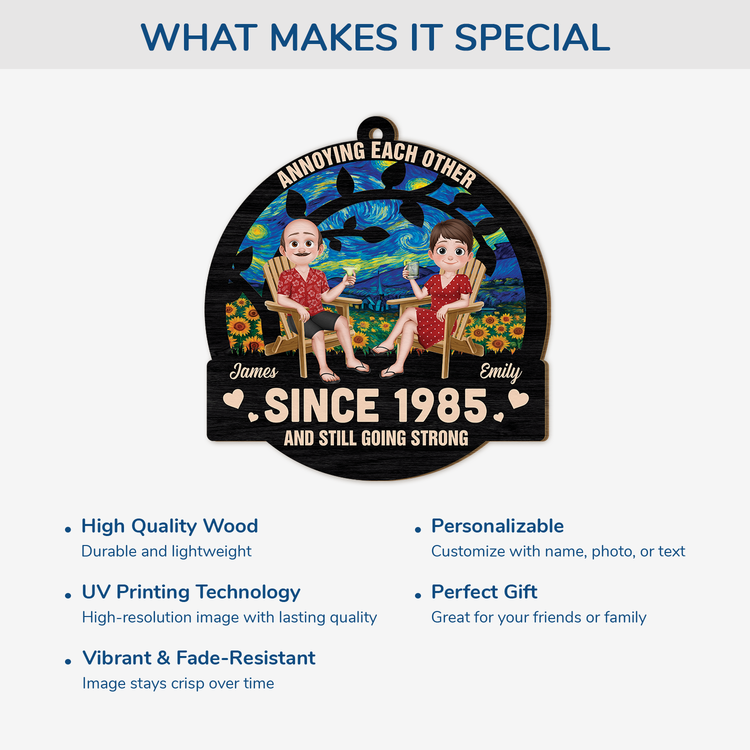 5216OUS4 custom 1 layered wood ornaments funny christmas gifts for couples 5216O3MMG