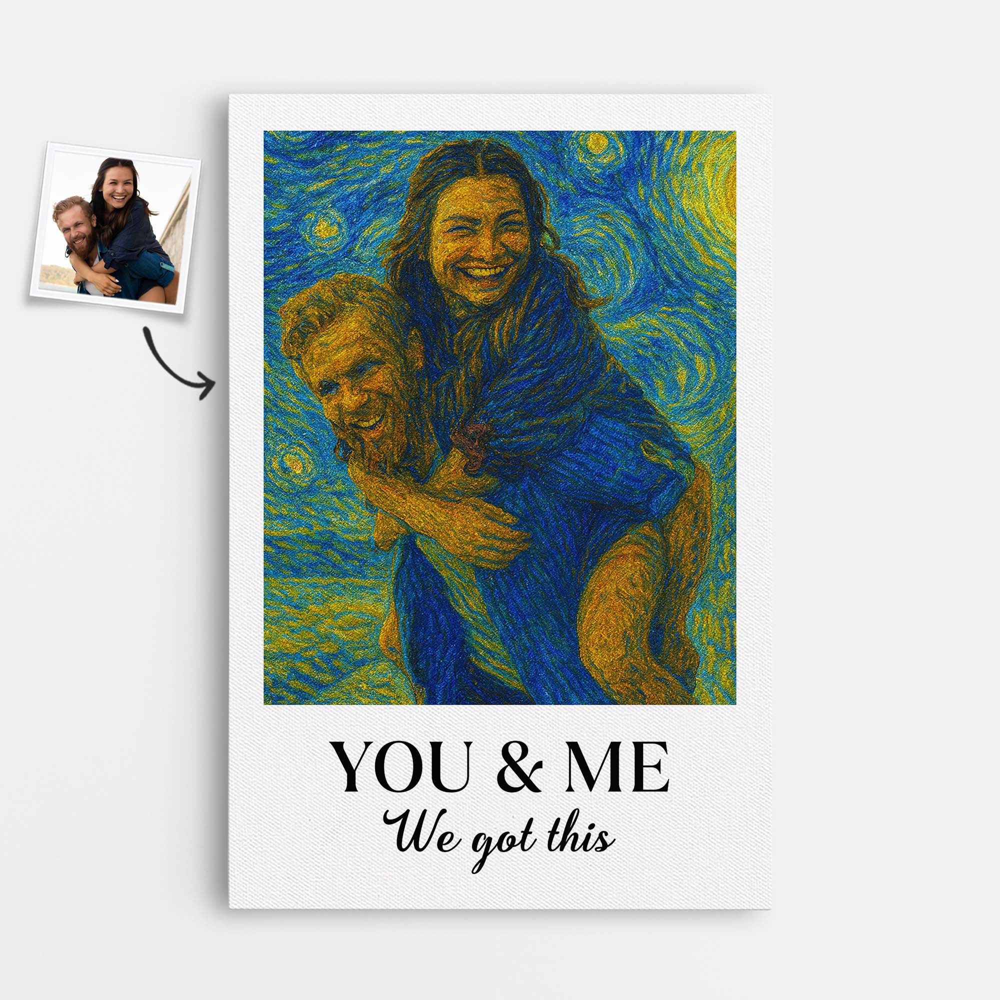 5235CUS1 personalized couple gifts van gogh photo canvas art prints 5235C3M5G_15f34fe8 723f 48cb 996e 449abcb2c5b7