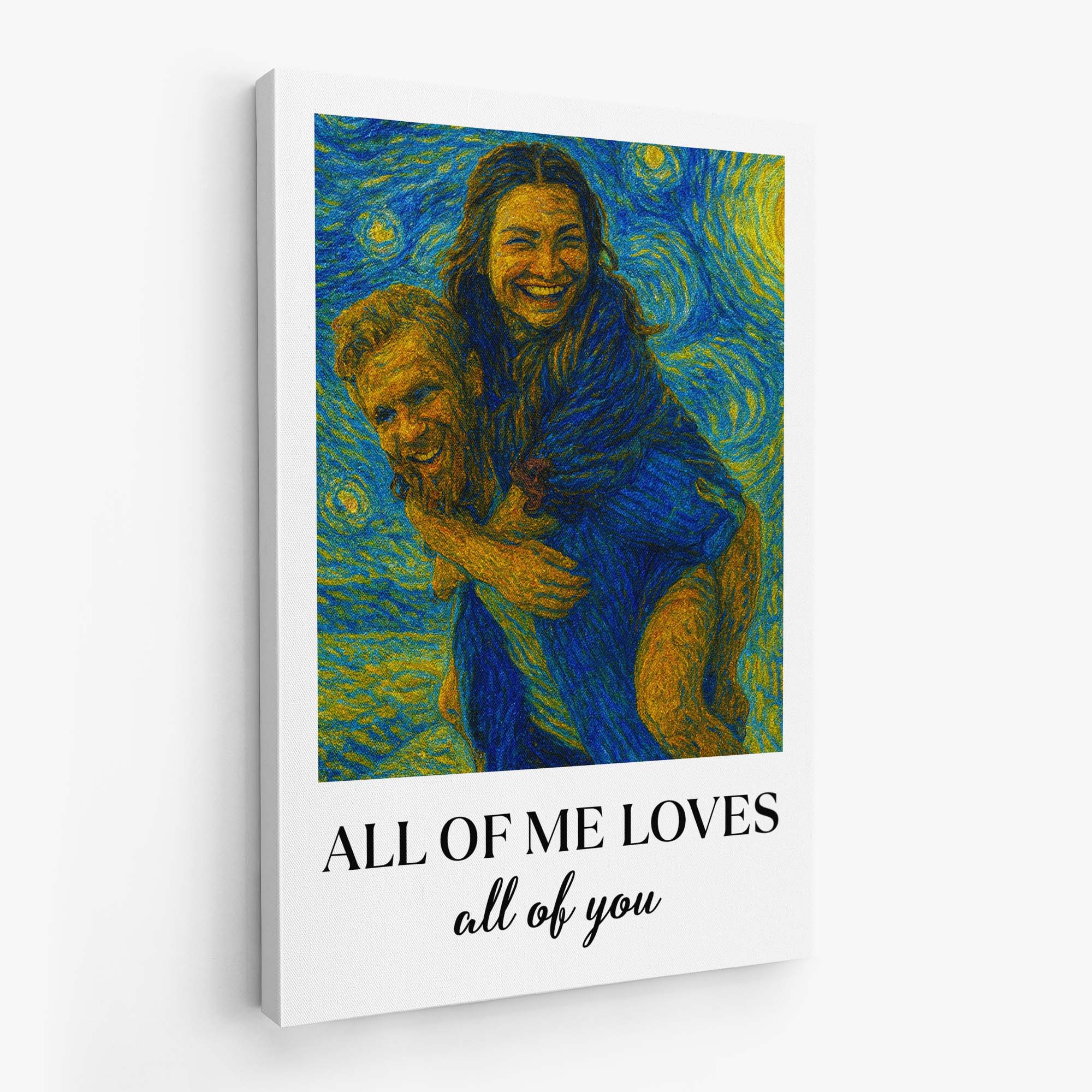 5235CUS2 personalized couple gifts van gogh photo canvas art prints 5235C3M5G