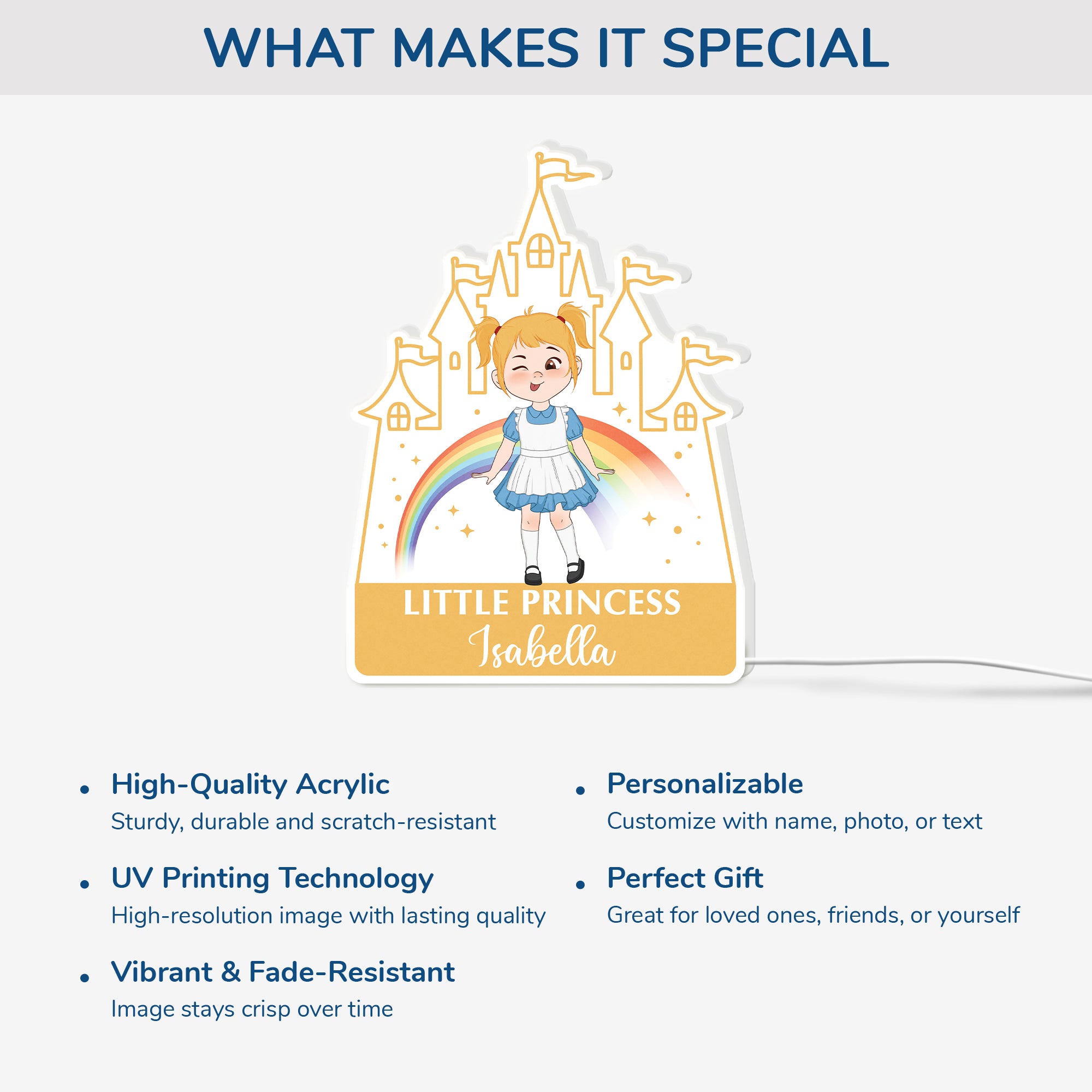 5248LUK4 personalized gifts for kids castle light boxes 5248LKGZK